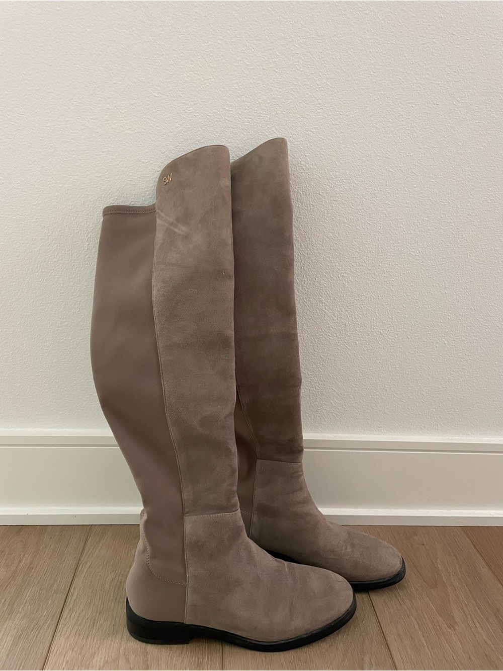 Stuart Weitzman - Keelan City Boot Over-the-Knee Suede Boots